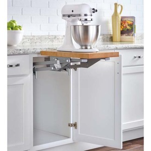 lot 13432 image: Rev-A-Shelf RAS-ML-HDSC Mechanical Appliance Lift Mechanism with Soft Close Retail $300.45
