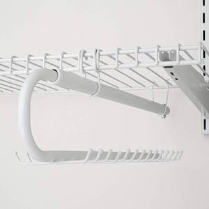 lot 13433 image: Rubbermaid FG3H9803WHT Configurations Accessories Tie and Belt Valet, White Retail $23.99