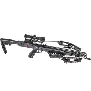 lot 13443 image: Killer Instinct Burner 415 Crossbow Bow Archery Pro Package with 3 Bolts, Gray Retail $326.99