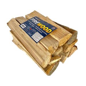 lot 13453 image: TimberTote Natural Hardwood Mix Fire Log Firewood Bundle for Fireplace & Firepit Retail $111.98
