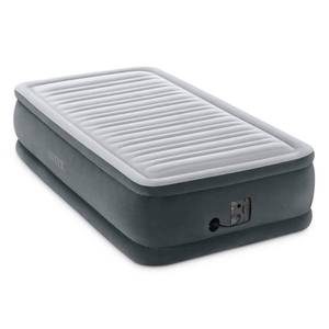 lot 13459 image: ntex Dura Beam Plus Series Comfort Plus Elevated Airbed w Built in Pump, Twin Retail $90.99