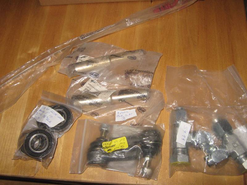 lot 3011 image: resale auto parts lot bearings, tie rods and more