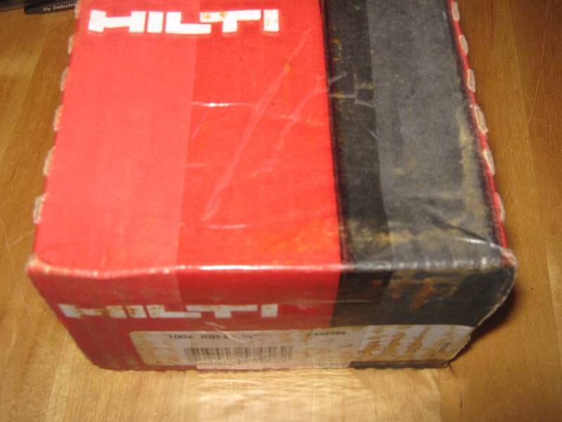 lot 3036 image: Hilti 100 ct. lot HDI-LT 14 Fasteners 8,000