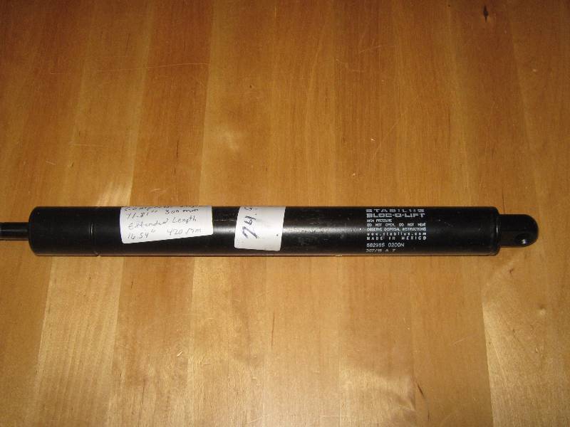 lot 3042 image: Stabilis BLOC-O-LIFT gas shock 682985 0200N 420mm extended 300mm closed