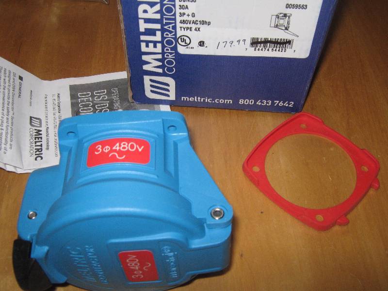 lot 3058 image: Meltric Connector Receptacle 63-34043