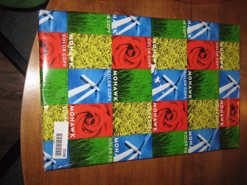 lot 3148 image: Mohawk Color Copy 36-202 Color Copy Gloss- Pure White Paper 17 x 11 S, 500 sheets