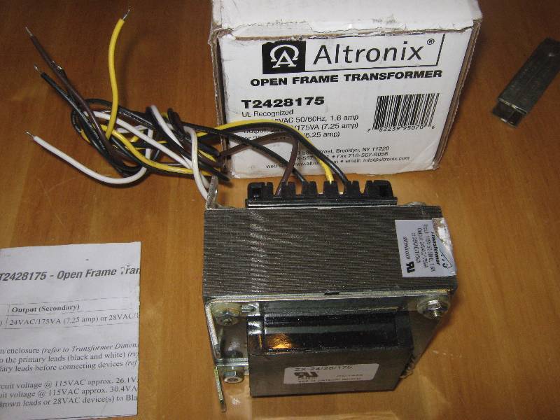 lot 3169 image: Altronix Open Frame transformer T2428175 24 VAC