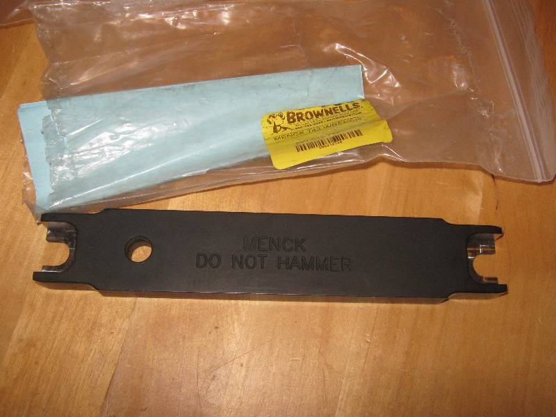 lot 3191 image: Brownells Menck 742 Wrench 590-012-742
