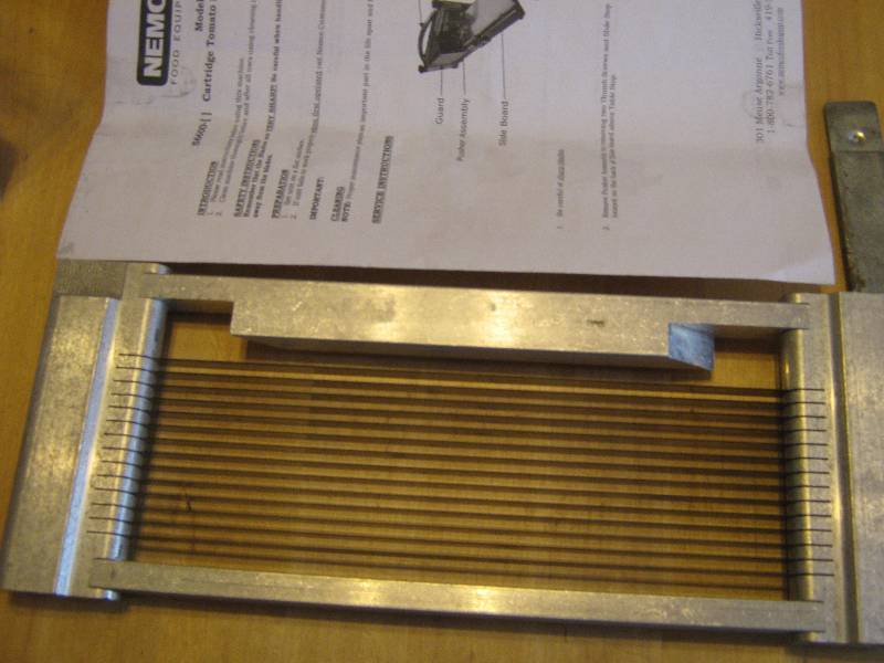 lot 3210 image: Nemco 56600 tomato slicer blades replacement cartridge