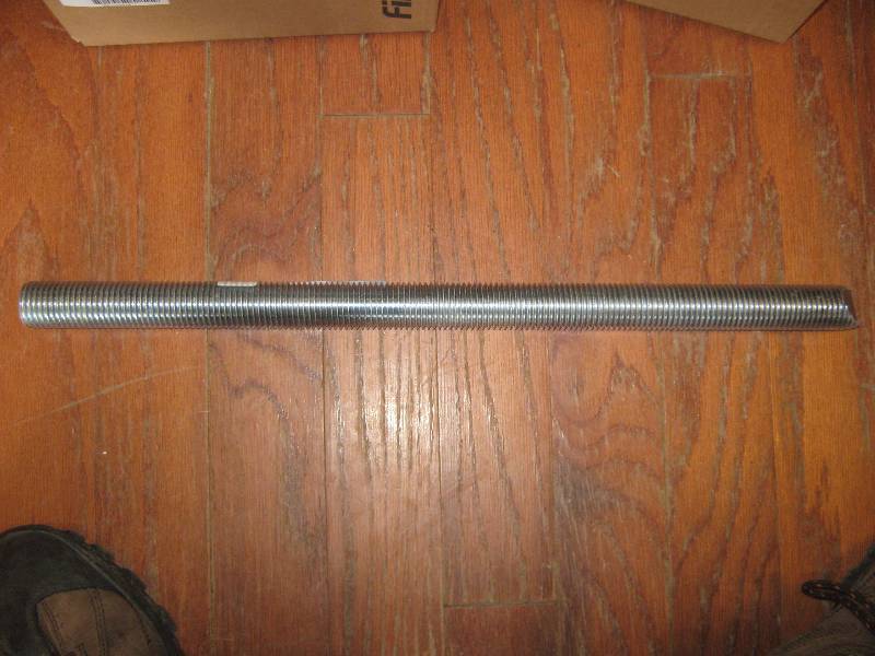 lot 3230 image: 22 x 1-18 all thread threaded rod