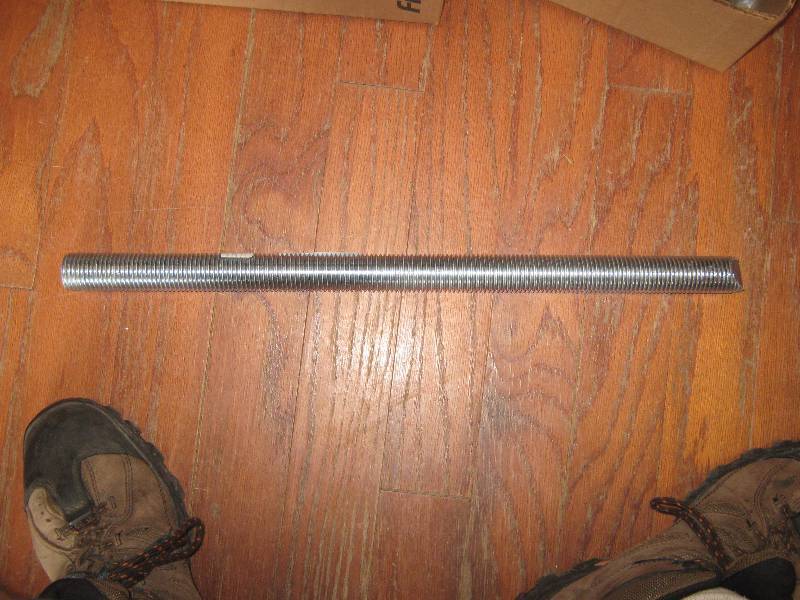 lot 3232 image: 22 x 1-18 all thread threaded rod
