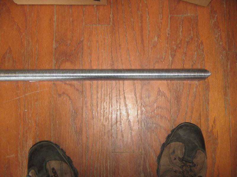 lot 3233 image: 22 x 1-18 all thread threaded rod