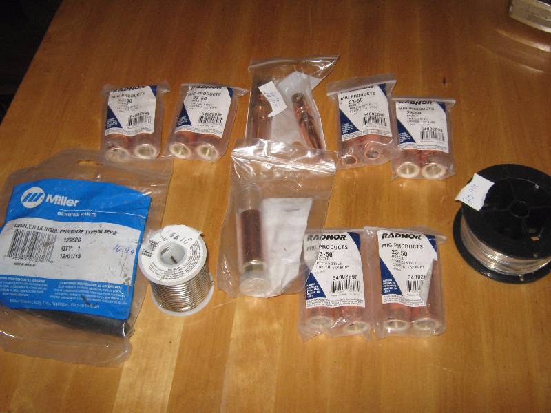 lot 3236 image: large lot of welding supplies great resale value