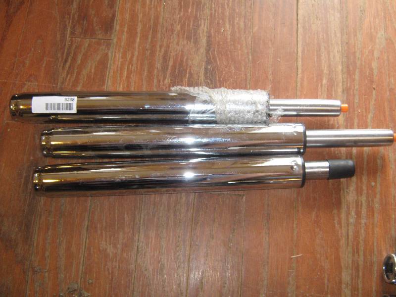 lot 3238 image: 3 count lot bar stool replacement gas shocks 28 full ext 1-58 dia 20-12 down