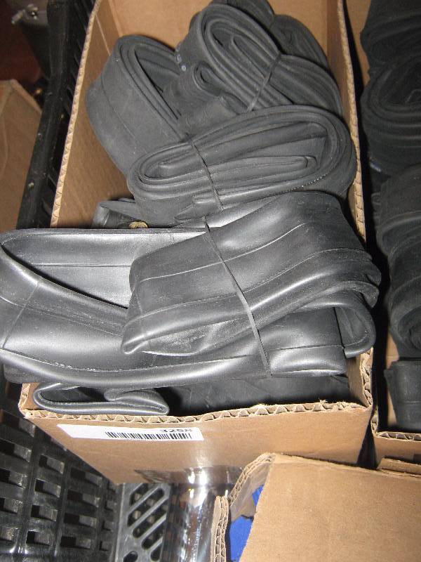 lot 3258 image: 13 count lot bontrager 26 x 1.75 x 2.125 bike tire inner tube