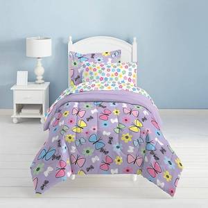lot 2000 image: Dream Factory Sweet Butterfly Twin Comforter Set