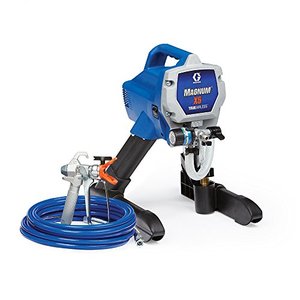 lot 6251 image: Graco Magnum 262800 X5 Stand Airless Paint Sprayer, Blue- Retail$301.80