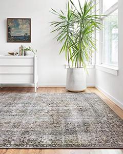 lot 6255 image: Loloi II Layla Collection Area Rugs, 2-3 x 3-9, TAUPESTONE