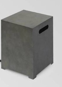 lot 6263 image: Wellington Outdoor Iron Tank Holder by Christopher Knight Home&nbsp