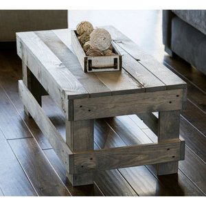 lot 6177 image: Landmark Pine Wood Coffee Table- Retail$134.49