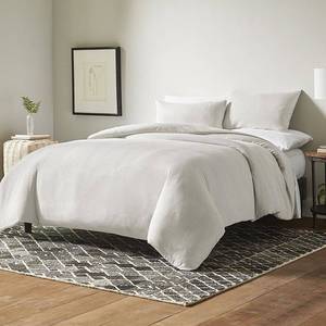 lot 6183 image: ED Ellen DeGeneres Dream Linen Blend Duvet Cover Or Shams- Retail$149.97