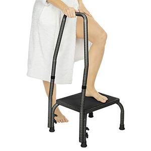 lot 6185 image: Vive Heavy Duty Step Stool with Handle - Bariatric Footstool Riser for Adults and Kids