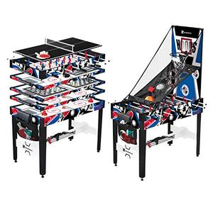 lot 6208 image: 12-in-1 Multi Game Table Set for Adults, Kids, Families