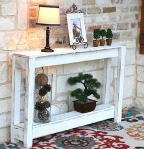 lot 6259 image: Rustic Entry Way Table White