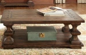 lot 6223 image: Sedona Kona Brown Cocktail Table- Retail$648.05
