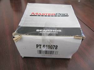 lot 4108 image: NEW Wheel Bearing Assembly Press-In FRONT MASTERPRO 510078 NEW