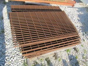 lot 4013 image: LARGE LOT OF 3  AND 4  CRATEING FOR CAT WALKS And DRAINAGE CRATES