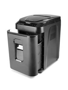 lot 25375 image: Amazon Basics 150-Sheet Autofeed Micro-Cut Paper Shredder