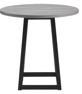 lot 25379 image: Showdell Collection D205-13 36 Counter Height Dining Table with Sled Leg Design Barn Wood Effect and Casual Styling in