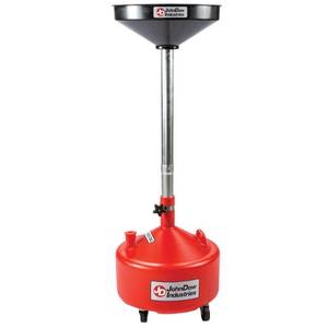 lot 25381 image: John Dow Industries JDI-8DCP 8 Gallon Polypropylene Portable Oil Drain