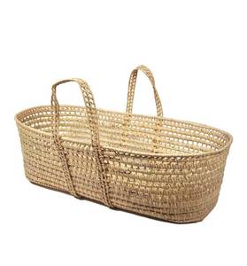 lot 25387 image: All Natural Organic Moses Basket - Some Damage