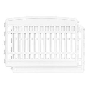 lot 24284 image: IRIS USA 24 2 Panel Exercise Pet Playpen Add-On, White