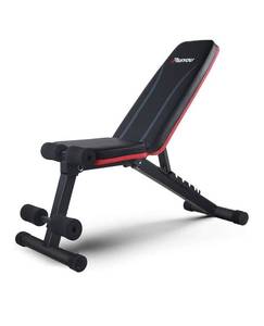 lot 24437 image: PASYOU Adjustable Weight Bench Full Body Workout Foldable Incline Decline Exercise Workout Bench for Home Gym