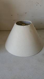 lot 24616 image: Lampshade 6 opening on top, 16 opening on bottom