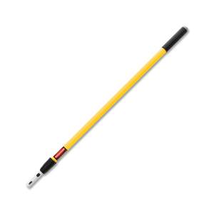 lot 25110 image: Rubbermaid FGQ75500YL00 HYGEN Quick-Connect Straight Extension Mop Handle, Yellow