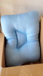 lot 25440 image: Core Products D-Core Cervical Support Pillow, Extra Firm Standard, Full Size for Back Sleeping, 2 Extra Firm Neck Rolls