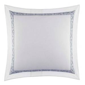lot 47131 image: Laura Ashley Charlotte White with Blue Frame European Sham