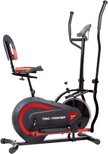 lot 47393 image: Body Power 3-in-1 Exercise Machine, Trio Trainer, Elliptical & UprightRecumbent Bike