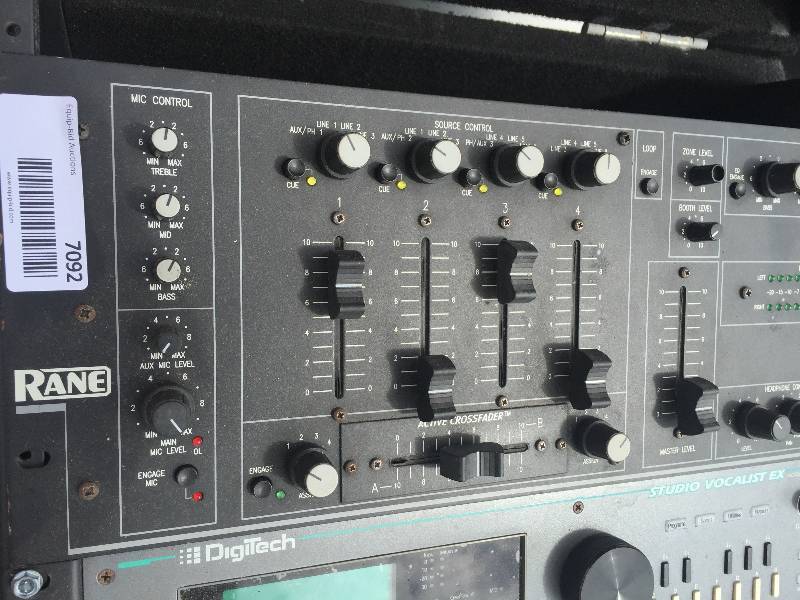 lot 7092 image: RANE AND DIJITECH AUDIO EQUIPEMENT IN  ODYSSEY CASE - UNTESTED