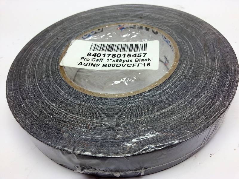 lot 1503 image: New roll of 1 Wide ProTapes Pro Gaff Premium Matte Cloth Gaffers Tape With Rubber Adhesive