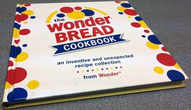 lot 9012 image: Wonder Bread customer food desert and old ads recipes 100 pg hardback cook book