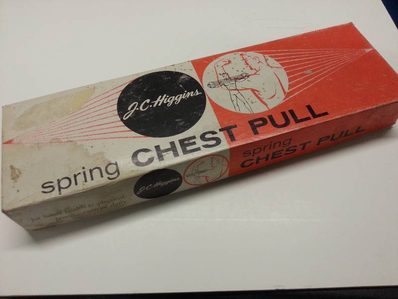 lot 9072 image: Wow from the Bicycle manufacturer JC Higgins is this Spring chest pull build the muscles guys or girls
