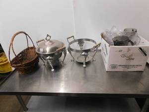 lot 4798 image: Lot of Chafers and Decorative Skull Pitchers