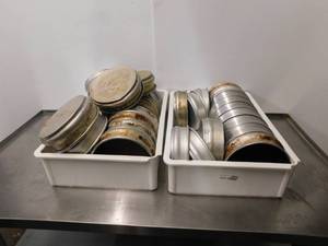 lot 4802 image: Large Lot of 8 Inch Dough Pans