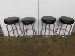 lot 4782B image: 4 Bar Height Stools