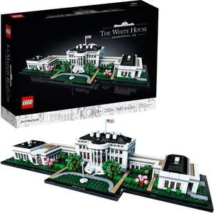 lot 23611 image: LEGO Architecture Collection The White House Model Building Kit for Adults 21054